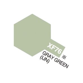 XF-76 Gray Green IJN, Acrylic Mini 10 ml (penselmaling, mat) - Tamiya